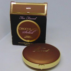 TOO FACED CHOCOLATE SOLEIL Longwear Matte Bronzer 0.28oz/8g